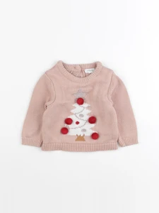 Vertbaudet - pull rose - 3 mois
