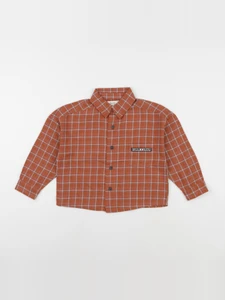 Wander & Wonder - Chemise carreaux orange - 11/12 ans
