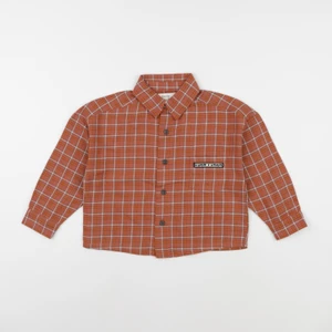 Wander & Wonder - Chemise carreaux orange - 5/6 ans