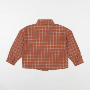 Wander & Wonder - Chemise carreaux orange - 5/6 ans