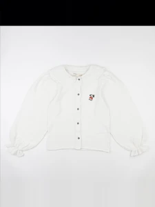 Wander & Wonder - Blouse Peter Pan blanc - 11/12 ans