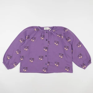 Wander & Wonder - Blouse Peasant violet - 9/10 ans