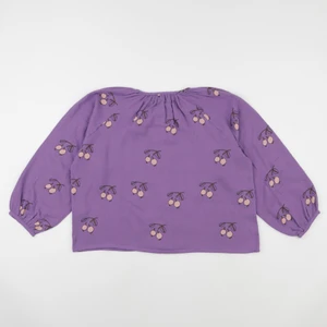 Wander & Wonder - Blouse Peasant violet - 9/10 ans
