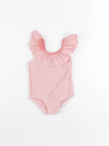 Vertbaudet - maillot de bain rose - 18 mois