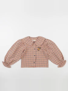 Wander & Wonder - Blouse Peter Pan carreaux rose - 7/8 ans