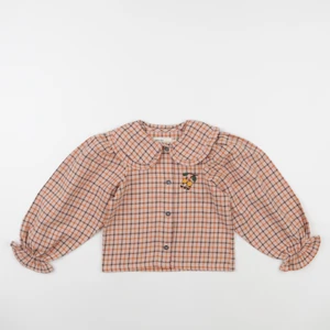 Wander & Wonder - Blouse Peter Pan carreaux rose - 11/12 ans