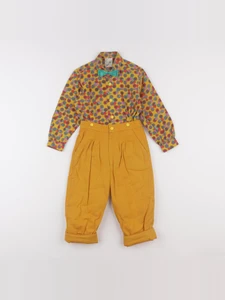 Vintage - ensemble jaune - 4 ans