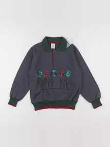 Vintage - sweat gris - 8 ans