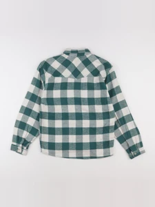 Vintage - chemise blanc, vert - 8 ans