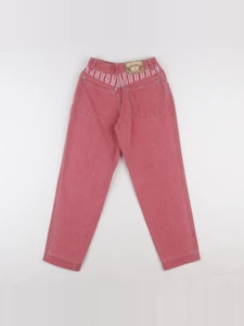 Vintage - jean rouge - 7 ans