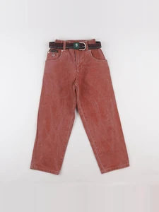 Vintage - jean rouge - 6 ans