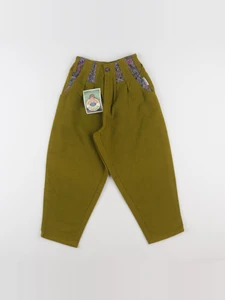 Vintage - pantalon vert - 5 ans