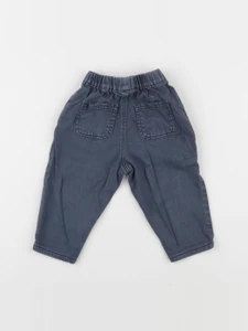 Vertbaudet - pantalon bleu - 9 mois