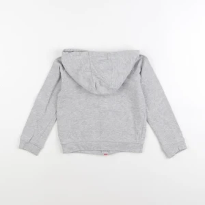 Vertbaudet - sweat gris, rose - 5 ans