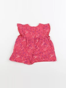 Vertbaudet - tee-shirt rose - 9 mois