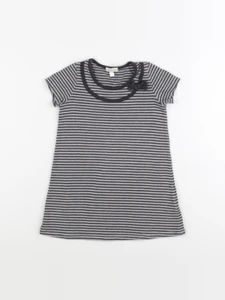 Vertbaudet - robe gris - 4 ans