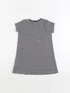 Vertbaudet - robe gris - 4 ans