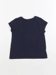 Vertbaudet - tee-shirt bleu - 4 ans
