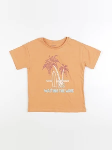 Vertbaudet - tee-shirt orange - 6 ans