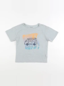 Vertbaudet - tee-shirt vert - 6 ans