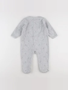 Vertbaudet - pyjama velours gris - 18 mois