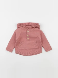 Boutchou - pull rouge - 6 mois
