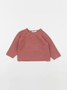 Boutchou - pull rose - 6 mois