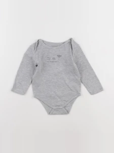 Vertbaudet - body gris - 18 mois
