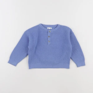 Vertbaudet - pull bleu - 18 mois
