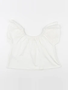 Vertbaudet - tee-shirt blanc - 2 ans