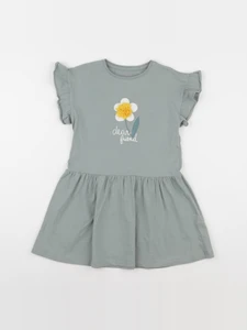 Vertbaudet - robe vert - 6 ans