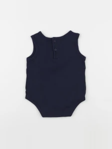 Vertbaudet - body bleu - 12 mois