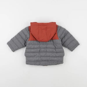 Vertbaudet - doudoune gris - 9 mois