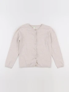 Vertbaudet - gilet beige - 8 ans