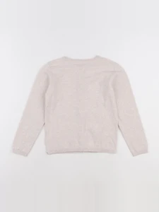 Vertbaudet - gilet beige - 8 ans