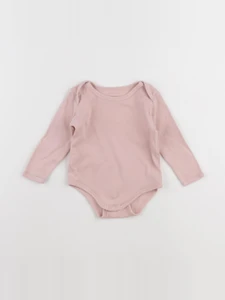 Vertbaudet - body rose - 12 mois