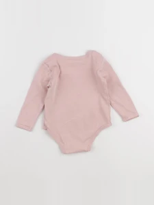 Vertbaudet - body rose - 12 mois