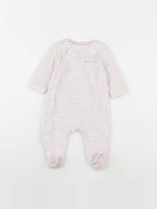 Cyrillus - pyjama velours rose - 6 mois