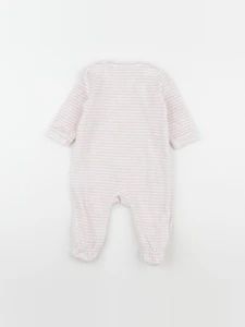 Cyrillus - pyjama velours rose - 6 mois