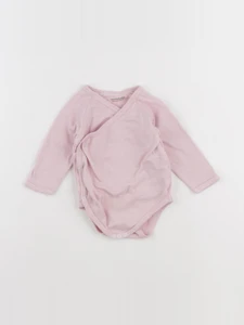 Vertbaudet - body rose - 12 mois