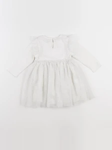 Vertbaudet - robe blanc - 9 mois