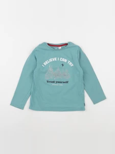 Okaidi - tee-shirt vert - 4 ans