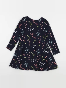 H&M - robe bleu - 3/4 ans