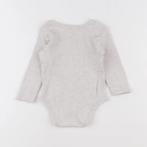 Vertbaudet - body gris - 12 mois