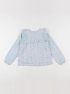 Vertbaudet - blouse bleu - 8 ans