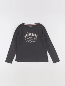 Vertbaudet - tee-shirt gris - 6 ans