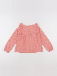 Vertbaudet - blouse rose - 7 ans