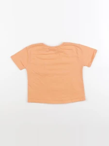 Zara - tee-shirt orange - 12/18 mois