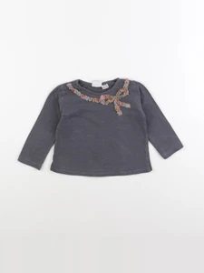 Zara - tee-shirt gris - 12/18 mois