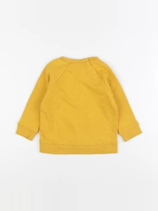 H&M - sweat jaune - 12/18 mois
